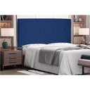 Ver imagem 2 de Cabeceira Aquilla Para Cama Box Solteiro 90 cm Suede Azul Marinho - D’Rossi