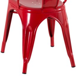 Kit 5 Cadeiras Iron Tolix - Vermelho - 6