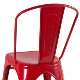 Kit 5 Cadeiras Iron Tolix - Vermelho - 5