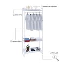 Ver imagem 4 de Estante Closet c/03 Prateleiras Dynamica 80 cm Est.Branca