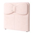 Ver imagem 4 de Cabeceira de Cama Box Estofada 100 Cm Solteiro Decoração Laço Boucle