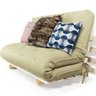 Sofa Cama Casal Futon Oriental D33 com Madeira Maciça Ii - 1