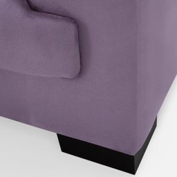 Conjunto Sofá 3 e 2 Lugares Gabriele em Sued Lilás - 3