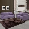 Conjunto Sofá 3 e 2 Lugares Gabriele em Sued Lilás - 2