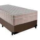 Ver imagem 3 de Cama Box Suede Solteiro + Colchão Sereneprime Molas Ensacadas 88x188x65 Cor:marrom
