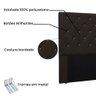 Cabeceira Cama Box Casal Queen 160cm Dora Corino Marrom - 3