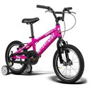 Ver imagem 2 de Bicicleta Infantil GTS Aro 16 Freio V-Brake Sem Marchas | GTS M1 Advanced Kids Pro - Rosa Light