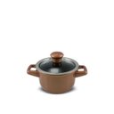 Ver imagem 2 de CONJUNTO DE PANELAS CERÂMICA DUO SMART 5 PEÇAS CERAFLAME COBRE