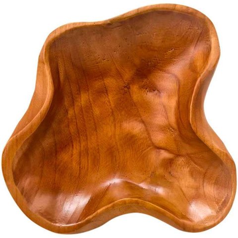 Centro Mesa Decorativo Fruteira Home&co Madeira 8x28x26cm Natural