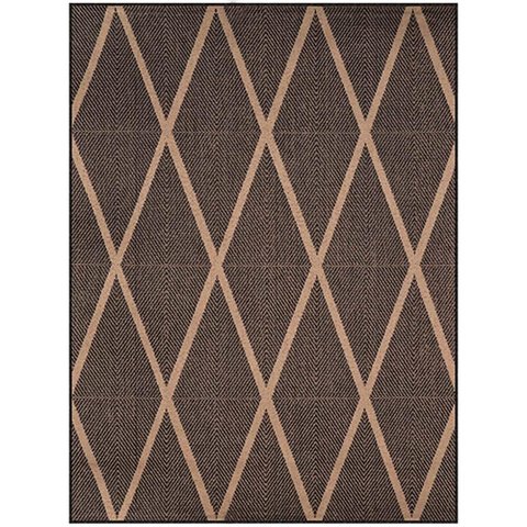 Tapete para Sala Sisal Eco-Nature Geo 56 Chumbo 3,00X4,00M - J Serrano