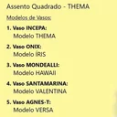 Ver imagem 4 de ASSENTO SANITÁRIO ALMOFADADO THEMA BISCUIT CONVENCIONAL POLIPROPILENO
