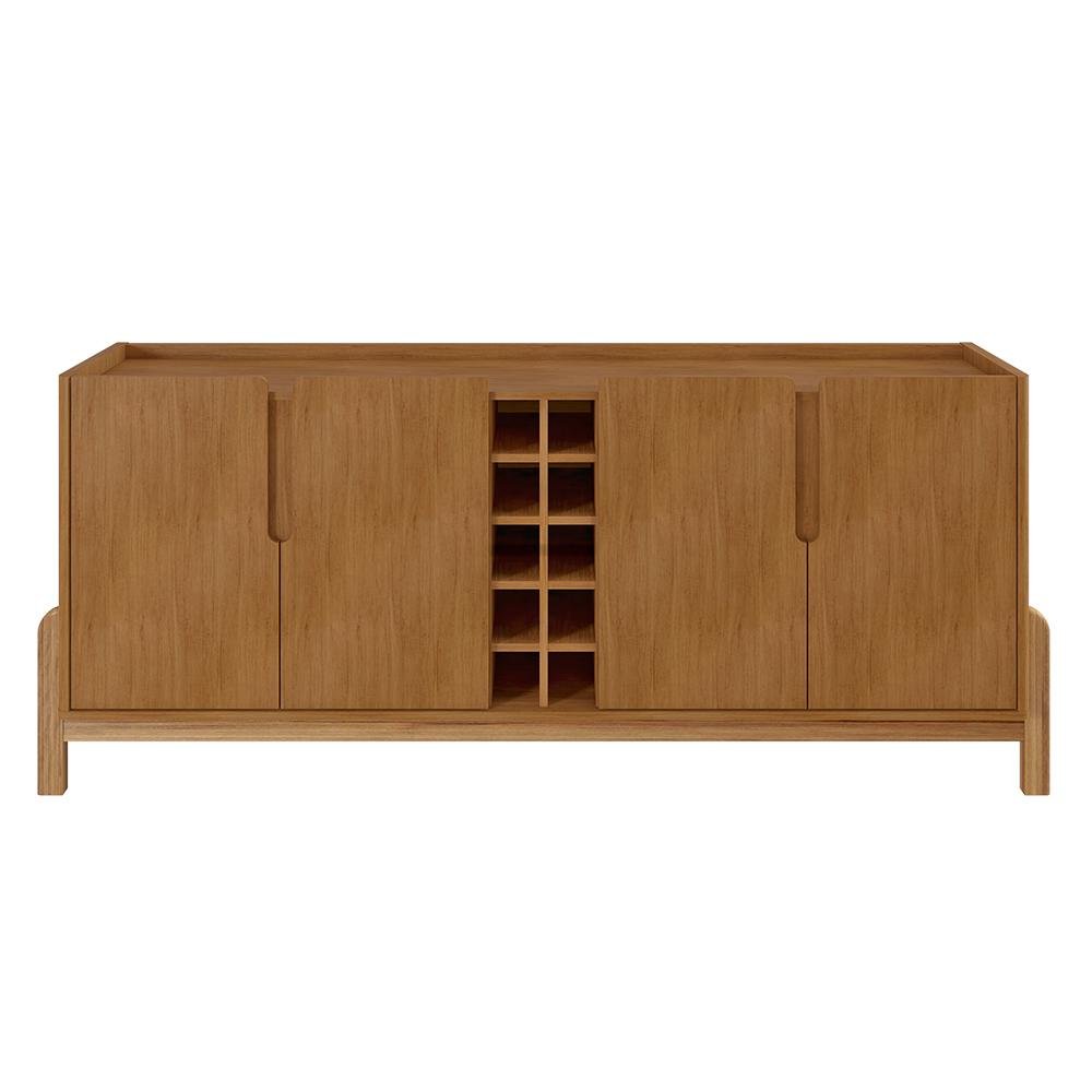 Buffet 190cm 4 Portas com Adega Lizz Casa D Cedro - 3