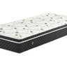 Cama Box Baú Solteiro Colchão Molas Bonnel + Box Sintético Marrom 69x88x188 - 9