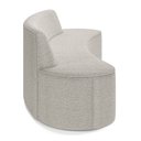 Ver imagem 5 de Sofá 3 Lugares para Sala de Estar Living 210cm Koane D06 Bouclê Creme - Mpozenato