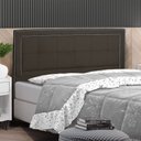Ver imagem 1 de Cabeceira Cama Box Queen Grecia 160 Cm Suede Marrom - MV Estofados Shop