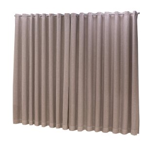 Cortina Blackout 100% com linho 6,00x2,30 Para TRILHO SUÍÇO:Avelã