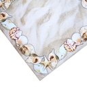 Ver imagem 3 de Kit 4 Guardanapos de Tecido Ring Conchas do Mar 40cmx40cm