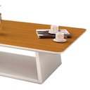 Ver imagem 3 de Mesa de Centro Retangular 109 x 68 x 30 Holambra EDN Off White/Cedro