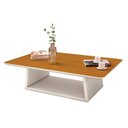 Ver imagem 1 de Mesa de Centro Retangular 109 x 68 x 30 Holambra EDN Off White/Cedro