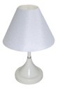 Ver imagem 4 de Abajur para Sala ou Quarto Base Branco e Cúpula de algodão Branco