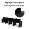 Plataforma de trabalho 8 Lugares Cor:Preto - 3