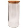 Pote Hermético Tampa Bambu Eco 1l Vika Vidro Borosilicado - 1