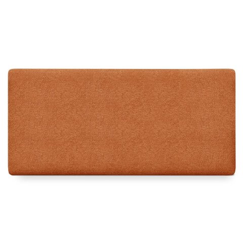 Cabeceira Painel Suspenso Casal 140 cm Luna Retangular Boucle Terracota Artte