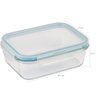 Pote Hermético de Vidro 670Ml para Micro-ondas Comida Lanche - 3