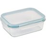 Pote Hermético de Vidro 670Ml para Micro-ondas Comida Lanche - 1