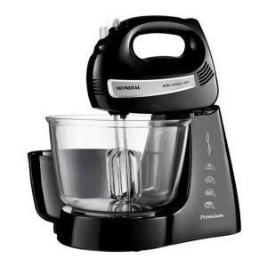 Batedeira Mondial Bella Massa Nb-23 Preta 4 Velocidades 250W