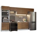 Ver imagem 3 de Armário de Cozinha Completa 350cm Branco/Rustic Stella Madesa 01