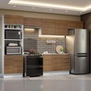 Ver imagem 1 de Armário de Cozinha Completa 350cm Branco/Rustic Stella Madesa 01