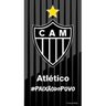 Toalha de Time Buettner Veludo Estampado Brasão Atlético Mineiro - 1