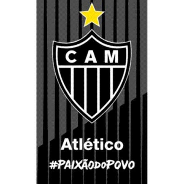 Toalha de Time Buettner Veludo Estampado Brasão Atlético Mineiro - 2