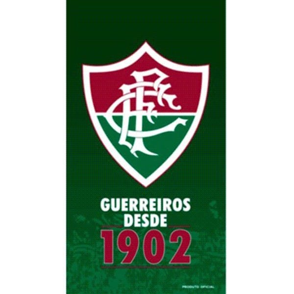Toalha de Time Buettner Veludo Estampado Brasão Fluminense - 1