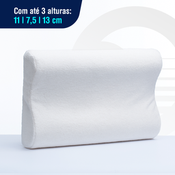 Kit 2 Travesseiros Puro Visco Cervical Sonos Casal - 2