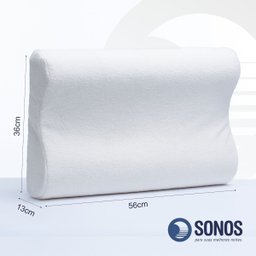 Kit 2 Travesseiros Puro Visco Cervical Sonos Casal - 4