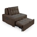 Ver imagem 3 de Puff Cama Sofá Retrátil Cozy Boucle Luxo Descanso
