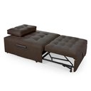 Ver imagem 7 de Puff Cama Sofá Retrátil Cozy Boucle Luxo Descanso