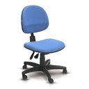Ver imagem 1 de Cadeira Giratoria Zeus Executiva Back System sem Braco - Couro Sintetico Corano - Azul Claro