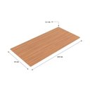Ver imagem 2 de Tampo para Balcão de Cozinha 15cm x 120cm Marrom/Freijó