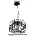 Ver imagem 4 de Lustre Pendente Esfera Kuhi Prisma Branco Sala Quarto