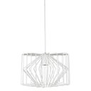 Ver imagem 3 de Lustre Pendente Esfera Kuhi Prisma Branco Sala Quarto
