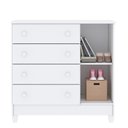 Ver imagem 7 de Quarto de Bebê Completo Gabrielle Berço Mini Cama Mirelle Guarda Roupa 4 Portas Cômoda Infantil 4