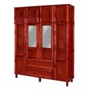 Ver imagem 2 de Guarda-roupa Casal Campo Grande 8 Portas 2 Gavetas com Espelho Mel - Rodmoveis