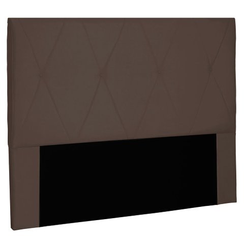 Cabeceira King 1,95m Aquilla Suede - Pallazio - Marrom Café