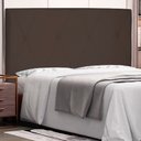 Ver imagem 2 de Cabeceira King 1,95m Aquilla Suede - Pallazio - Marrom Café