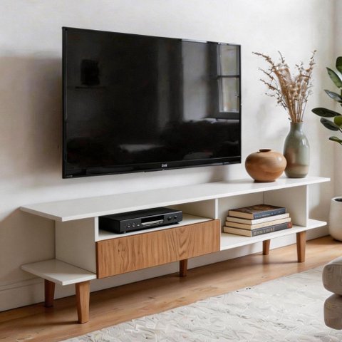 Rack Tokyo com Prateleira e Pés 155cm Byhouse