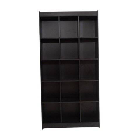 Estante Colméia 100% Mdf Preto - Suprema Móveis