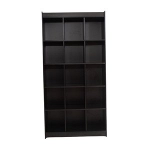 Estante Colméia 100% Mdf Preto - Suprema Móveis